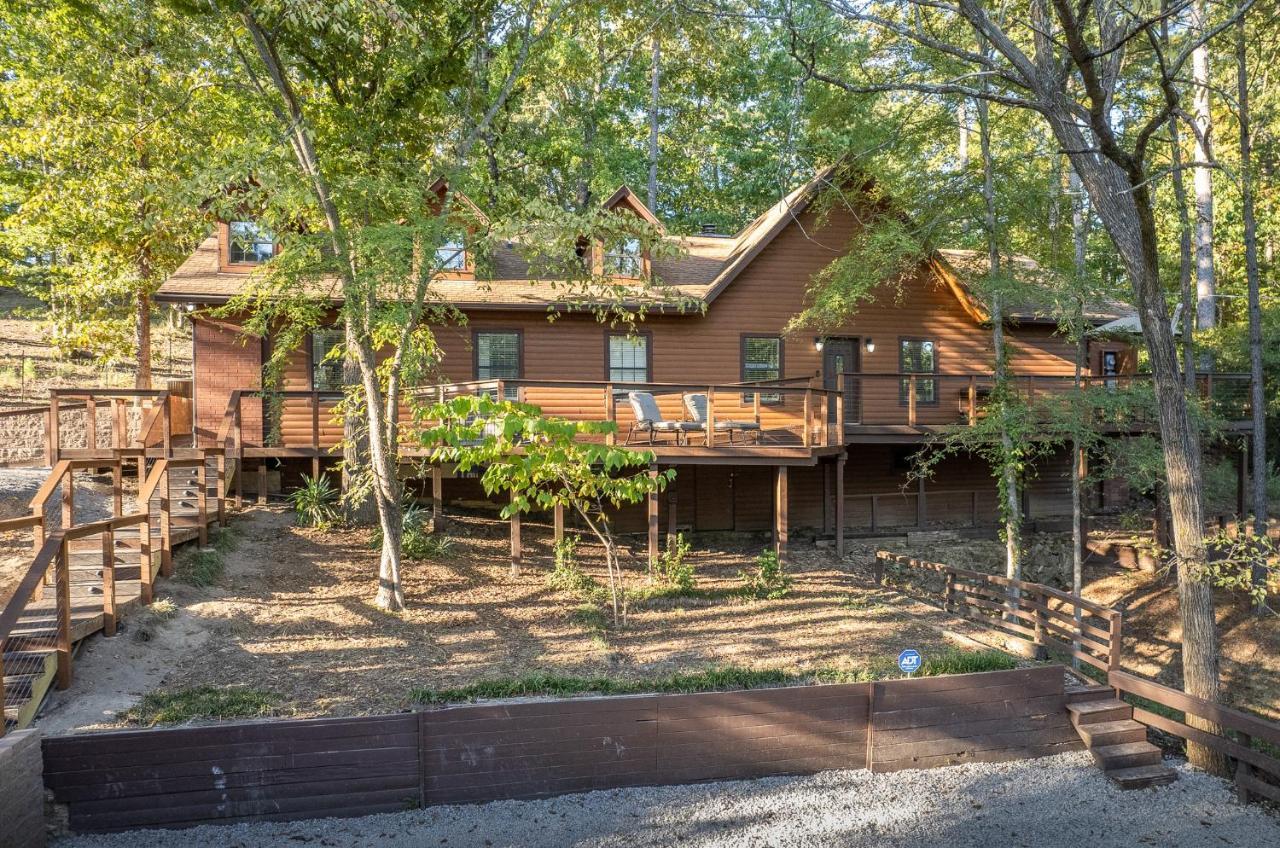 Luxury Rock Creek Cabin W Deck By Lake Hamilton ホット・スプリングス エクステリア 写真