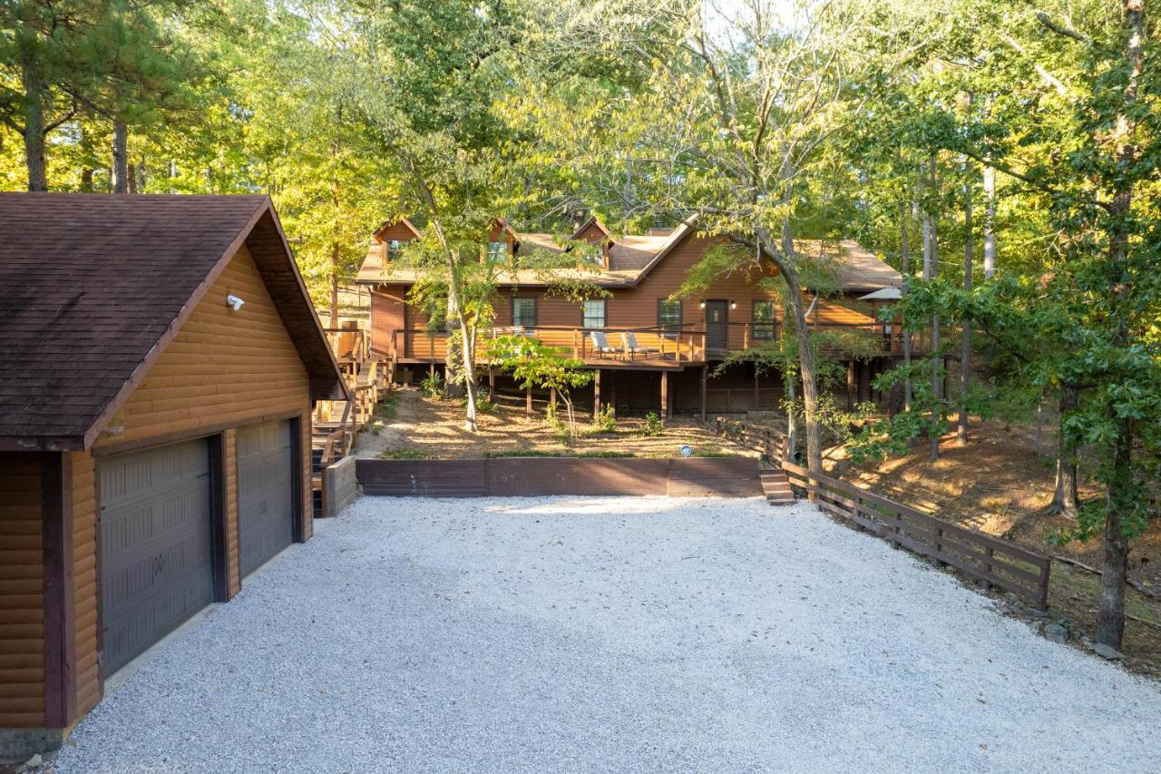 Luxury Rock Creek Cabin W Deck By Lake Hamilton ホット・スプリングス エクステリア 写真