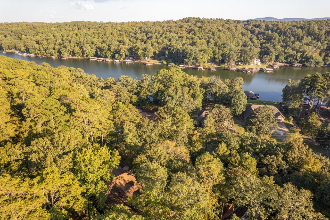 Luxury Rock Creek Cabin W Deck By Lake Hamilton ホット・スプリングス エクステリア 写真
